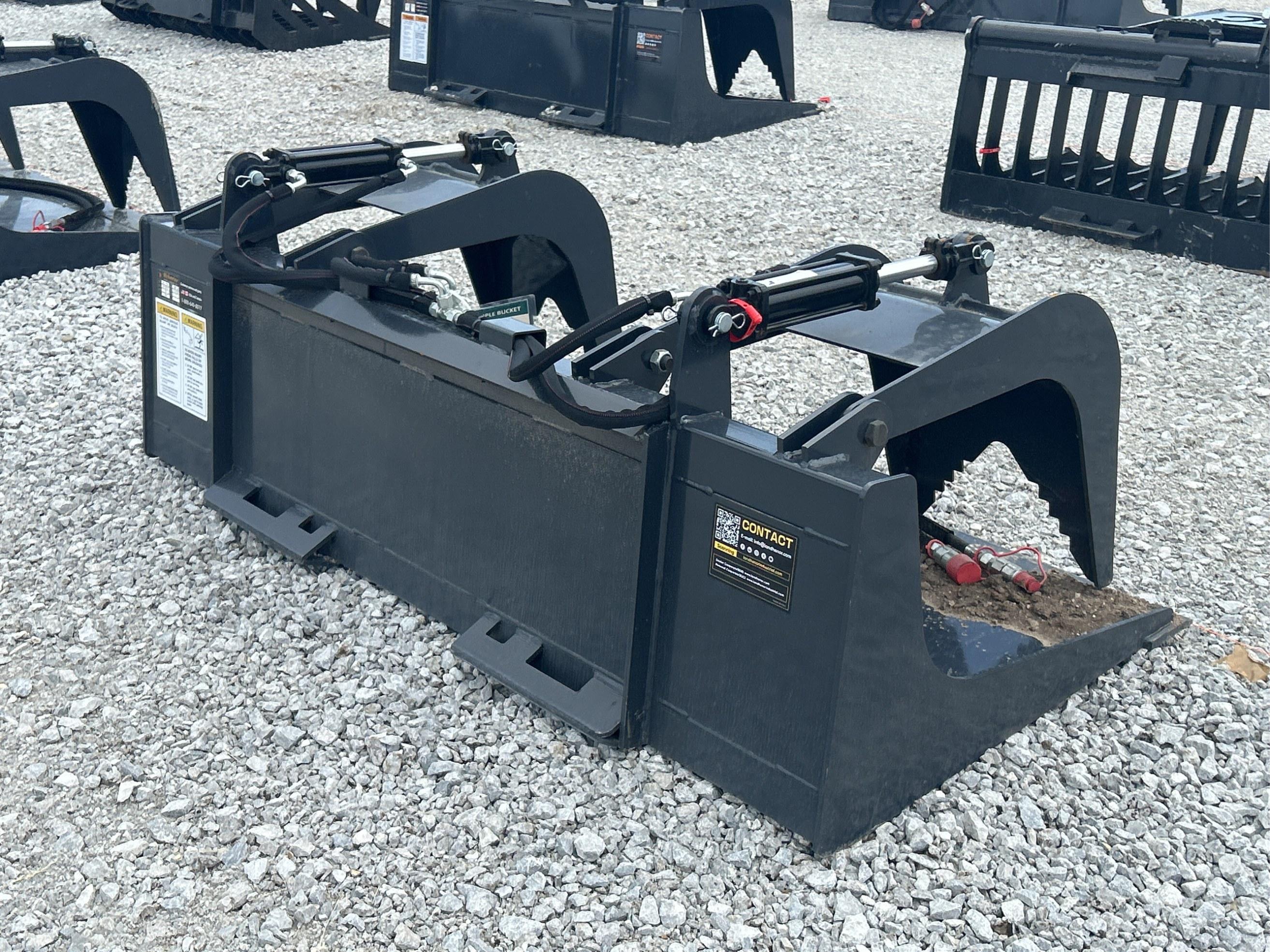 2025 Wolverine 72" Hydraulic Grapple Bucket