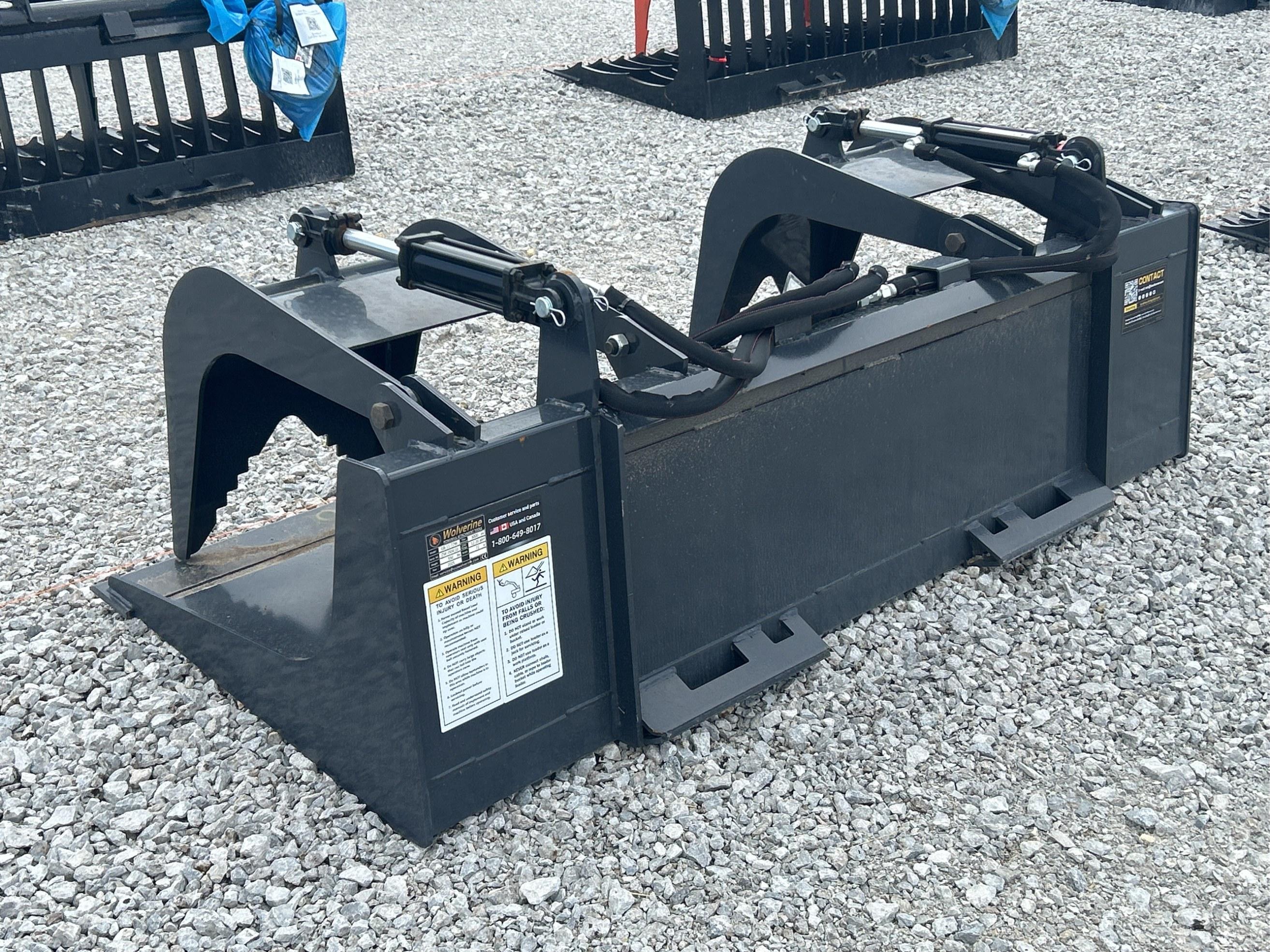 2025 Wolverine 72" Hydraulic Grapple Bucket