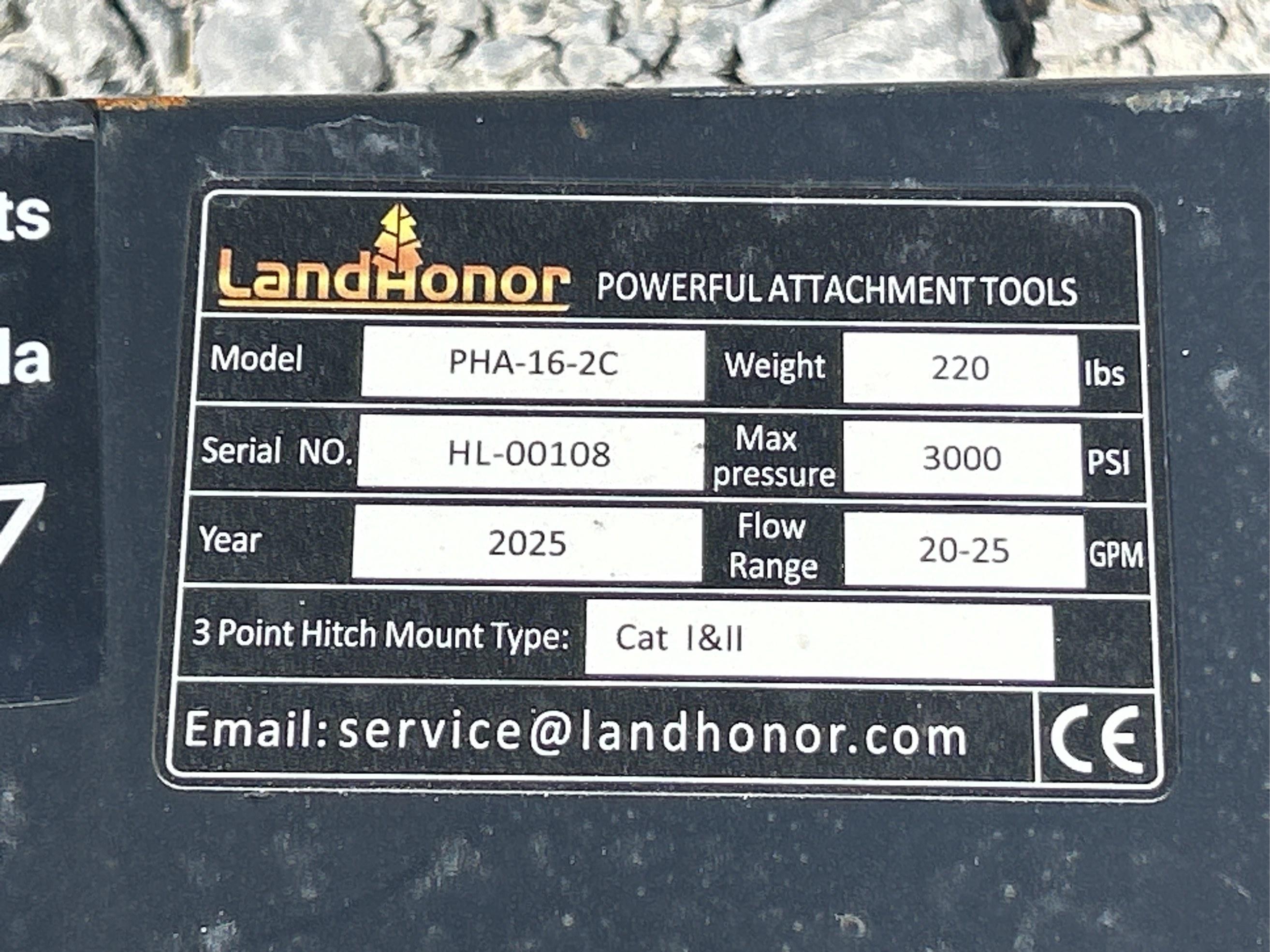 2024 LandHonor 3-Point Hitch Adapter