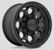 KMC Wheels DIRTY HARRY 17"x9.0" Textured Black Rims