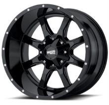 MOTO METAL M0970 17"x8" Gloss Black w/ Milled Lip Rims