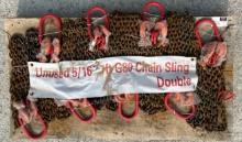 G80 5/16" 7' Double Chain Sling