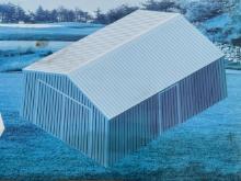 14' x 20' Single Garage Metal Shed