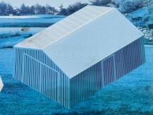 14' x 20' Single Garage Metal Shed