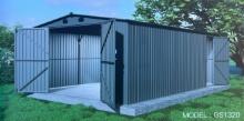 13Õx20Õ Single Garage Metal Shed
