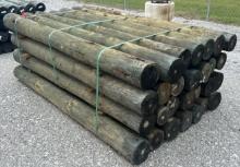6" x 7' Treated Posts, 28 Posts