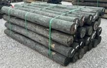 6" x 7' Treated Posts, 28 Posts