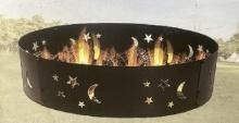 Landhonor 36" Round Metal Fire Pit Ring