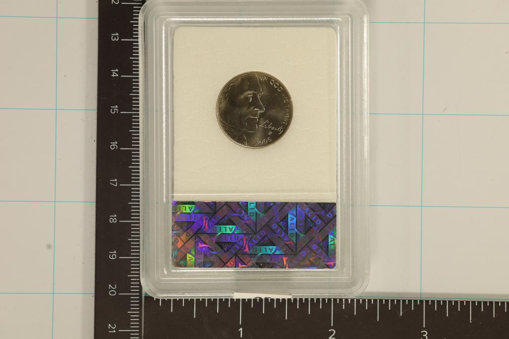 SLABBED 2005 OCEAN IN VIEW NICKEL JEFFERSON NICKEL