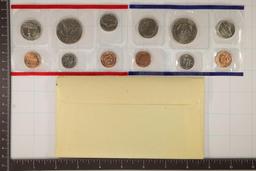 1990 US MINT SET (UNC) P/D (WITH ENVELOPE)