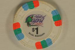$1 ISLE CAPRI CASINO CHIP. BILOXI, MISSISSIPPI