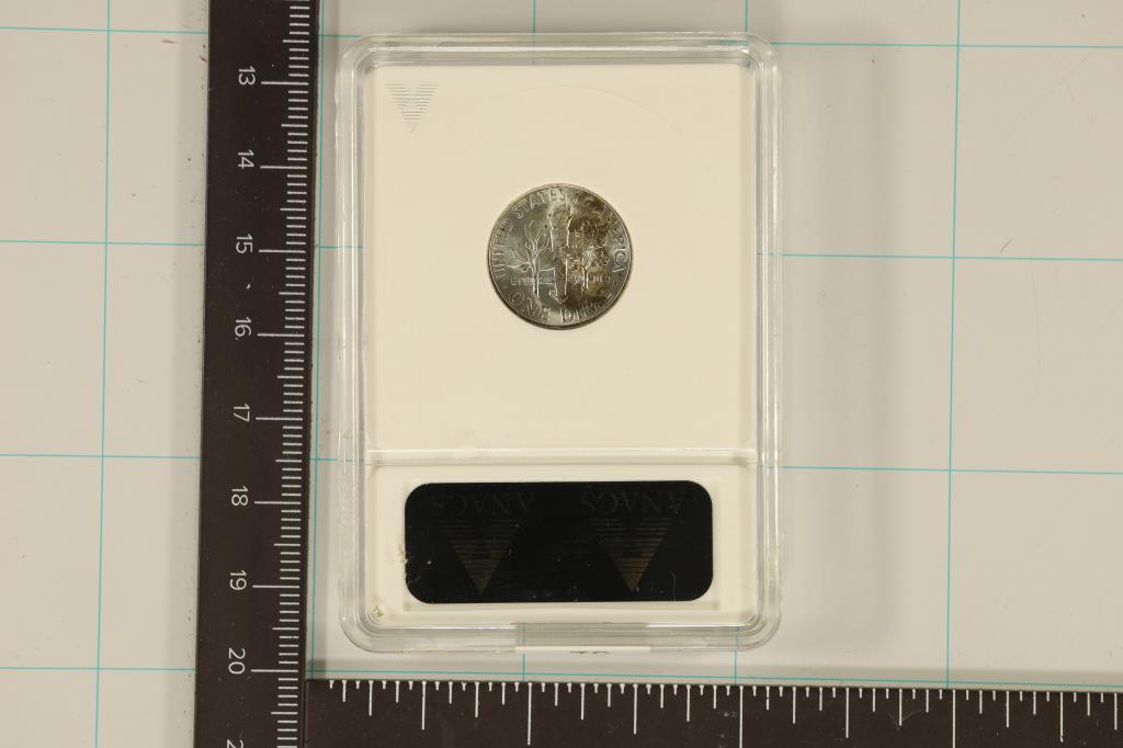 1950-S SILVER ROOSEVELT DIME ANACS MS64