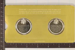2-1ST EDITION PROOF STERLING SILVER BICENTENNIAL