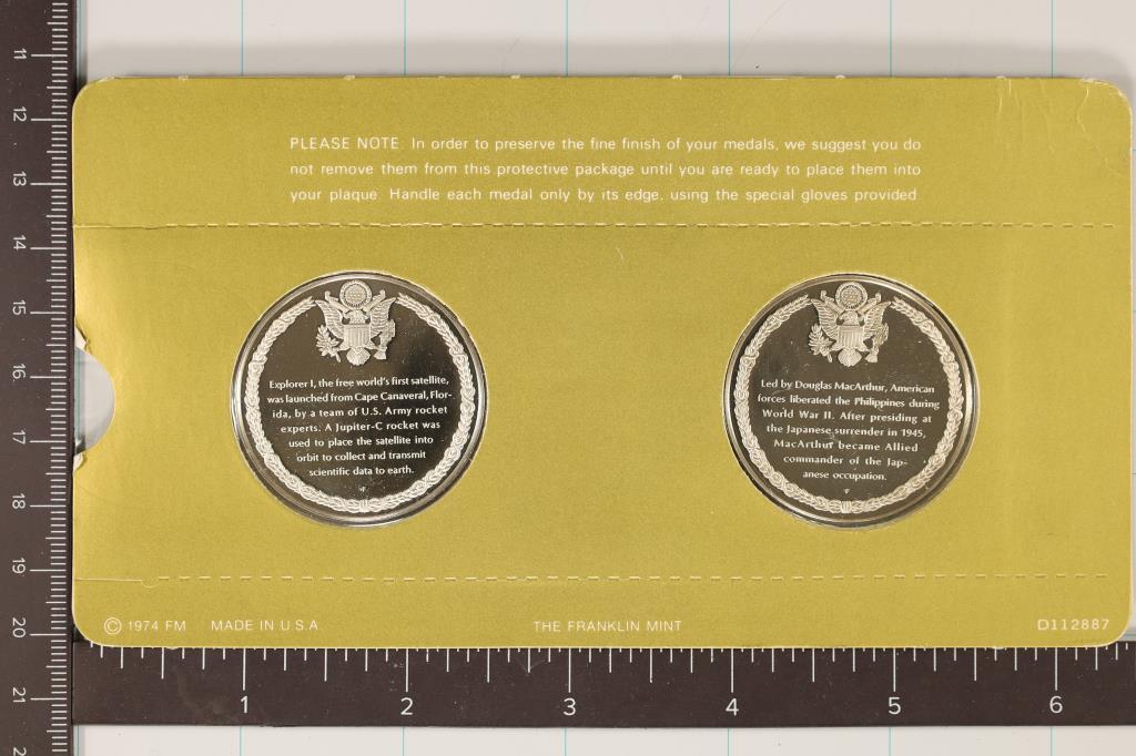 2-1ST EDITION PROOF STERLING SILVER BICENTENNIAL