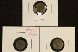3-ROMAN ANCIENT COINS