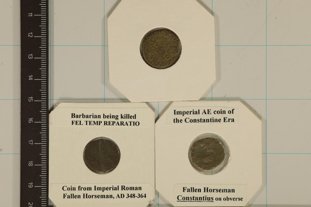 3-ROMAN ANCIENT COINS: EARLY ROMAN EMPIRE, 348-