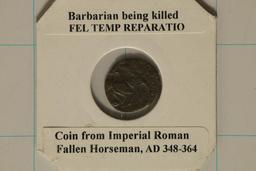 348-364 A.D. ROMAN ANCIENT COIN FALLEN HORSEMAN