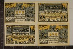 4-1922 GERMAN BRAUNICHWEIG NOTGELDS: 2-1 MARKS &