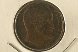 1852 DENMARK 1 SKILLING KM-754