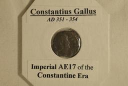 351-354 A.D. CONSTANTIUS GALLUS ANCIENT COIN