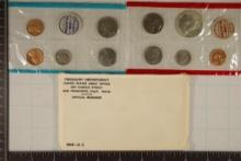 1968 US MINT SET (UNC) P/D/S (WITH ENVELOPE)