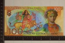 2016 NEDERLANDS-CEYLON 100 GULDEN CRISP UNC