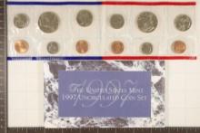 1997 US MINT SET (UNC) P/D (WITH ENVELOPE)