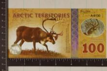 2017 ARCTIC TERRITORIES 100 POLAR DOLLARS CRISP