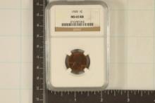 1929 LINCOLN WHEAT CENT NGC MS65RB