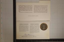 13.8 GRAMS PF STERLING SILVER ROUND IN FDC: THE
