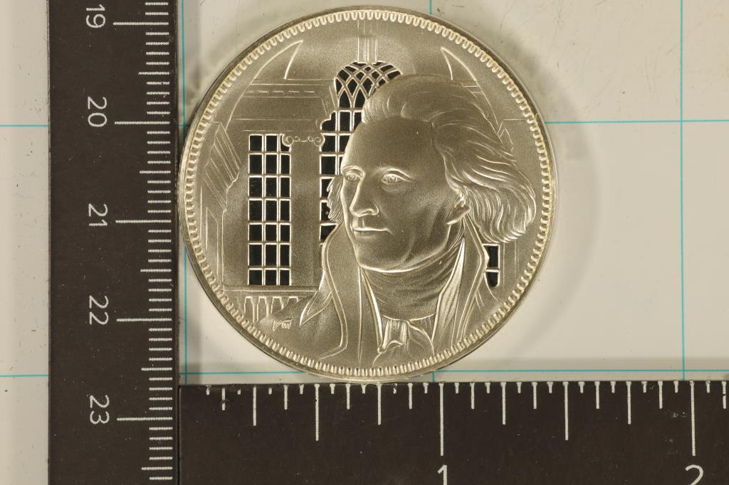 32 GRAMS PF STERLING SILVER THOMAS JEFFERSON