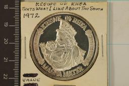 1972 KREWE OF RHEA .999 SILVER "THATS WHAT I LIKE