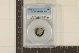 2010-S ROOSEVELT DIME PCGS PR69 DCAM