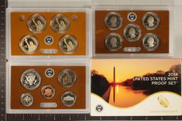 2014 US PROOF SET (WITH BOX) 14 PIECES