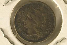 1867 US 2 CENT PIECE