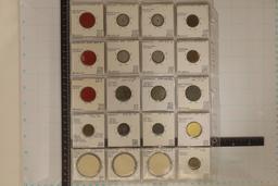 20 ASSORTED STATE SALES TAX TOKENS FROM: KANSAS,