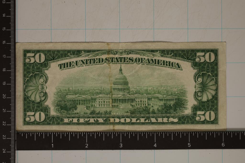 1934-A US $50 FRN GREEN SEAL
