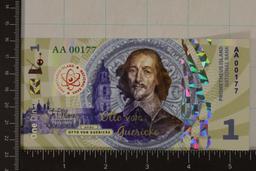 2020 PROMETHEUS ISLAND BANK 1 DINAR POLYMER