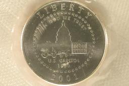 2001-P US BRILLIANT UNC HALF DOLLAR US CAPITOL