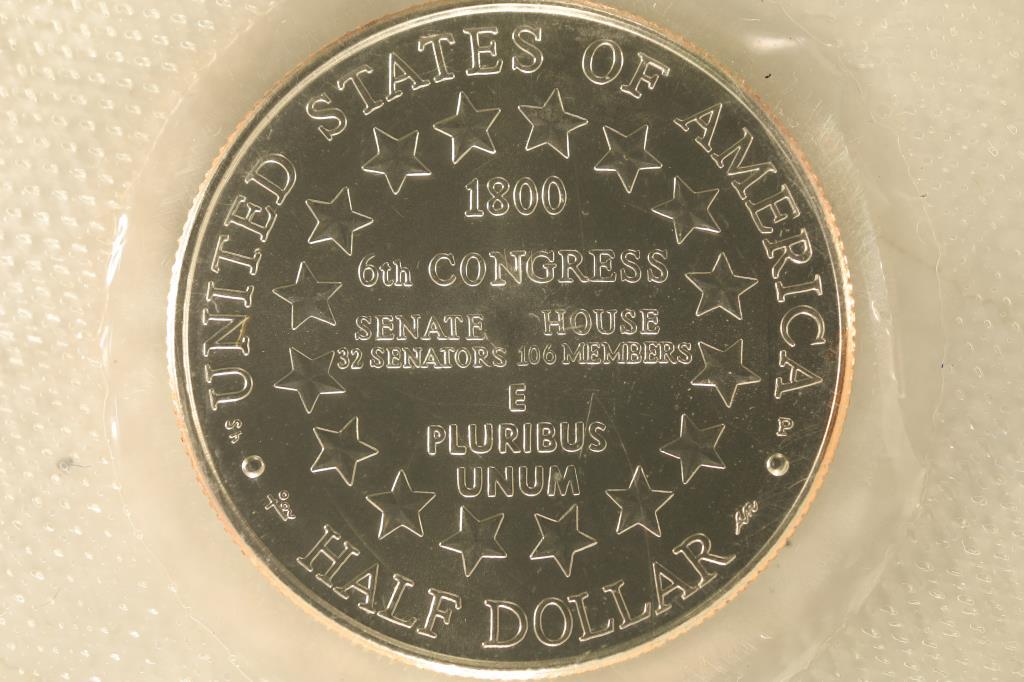2001-P US BRILLIANT UNC HALF DOLLAR US CAPITOL