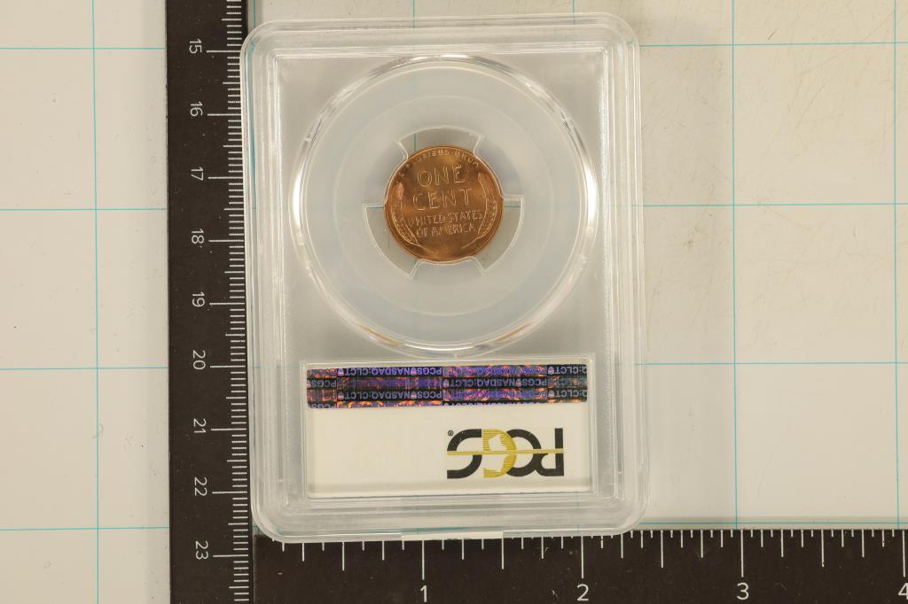 1946 LINCOLN WHEAT CENT PCGS MS64RD