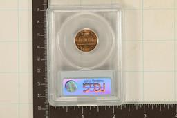 1960 LARGE DATE LINCOLN CENT PCGS MS66RD
