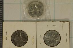 3-1976 BICENTENNIAL US QUARTERS: 2 SILVER BU AND