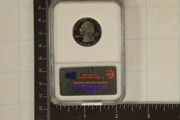 2001-S SILVER US QUARTER NGC PF70 ULTRA CAMEO