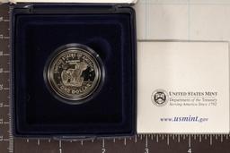 1999-P PROOF SBA DOLLAR IN ORIGINAL US MINT BOX
