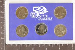 2002 US 50 STATE QUARTERS PROOF SET NO BOX