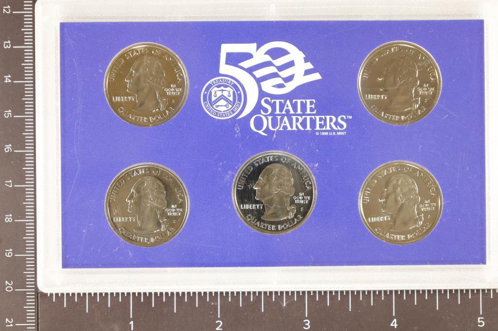 2002 US 50 STATE QUARTERS PROOF SET NO BOX