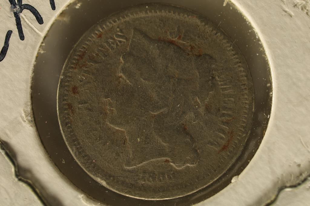 1866 US THREE CENT PIECE (NICKEL)