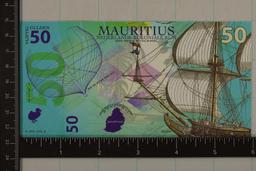 2016 NEDERLANDS MAURITIUS POLYMER 50 GULDEN
