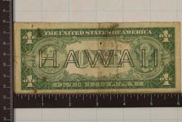 1935-A HAWAIIAN OVERPRINT US $1 SILVER CERTIFICATE
